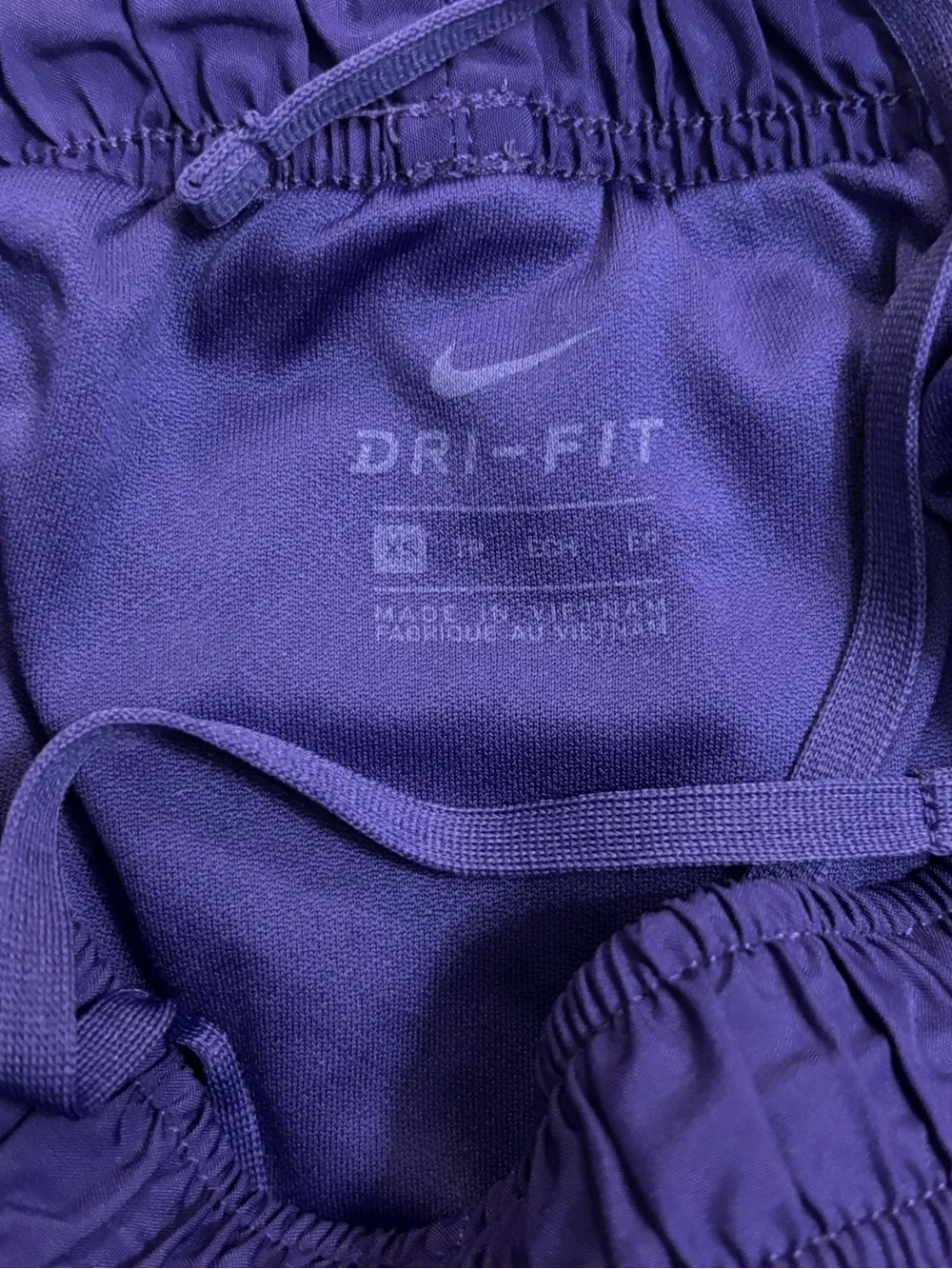 Nike Purple and White Girls' Athletic Running Shorts